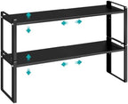 2 Pack Long Expandable Cabinet Organizer Shelves by Unknown