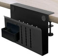 Desk Side Storage Organizer, Under Desk Laptop Holder with Magnetic Slot by osseph