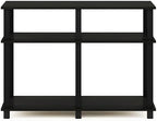 Furinno Romain Turn-N-Tube Stand for TV up to 40 Inch, 40-Inch, Espresso/Black - Image 5