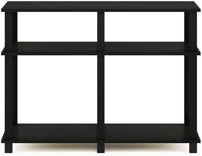 Furinno Romain Turn-N-Tube Stand for TV up to 40 Inch, 40-Inch, Espresso/Black - Image 5