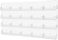 Marketing Holders Wall Business Card Holder with Hanging Hardware 20" x 10" Clear Acrylic Rack Holds 3.5" x 2" Horizontal Printed Gift or Appointment Cards for Medical and Legal Offices by MarketingHolders