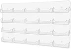 Marketing Holders Wall Business Card Holder with Hanging Hardware 20" x 10" Clear Acrylic Rack Holds 3.5" x 2" Horizontal Printed Gift or Appointment Cards for Medical and Legal Offices by MarketingHolders