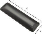 Bailey Tenkeyless by Castle - TKL Short Wrist Rest for Keyboards with around 87 Keys - Leather Ergonomic Computer Extra Firm Wrist Support - Typists, Gaming, & Heavy Office Use (Nightfall, Tenkeyless) - Image 2