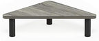 Triangle Corner Monitor Riser, Laptop Stand for Desk, Desk Organizers and Accessories, Office Desk Accessories, Monitor Stand Riser, French Oak - Image 5