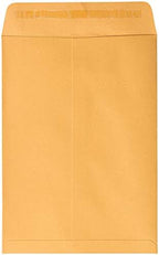 JAM PAPER 7 1/2 x 10 1/2 Open End Catalog Envelopes with Peel and Seal Closure - Brown Kraft Manila - 50/Pack (Pack of 4) - Image 3