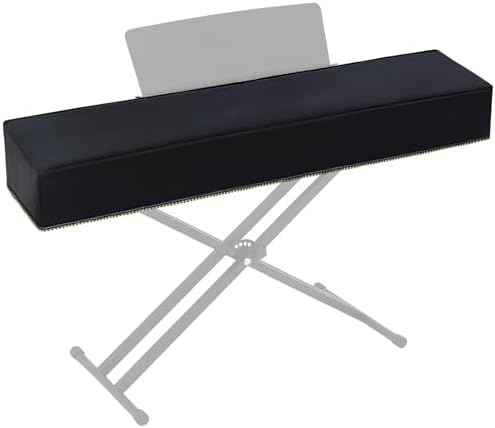 Piano 88 Keys Keyboard Dust Cover with Music Stand Opening of Zipper Design, Dust Proof Cover Compatible for Roland FP30 FP30X Digital Pianos Keyboards by Zreephy