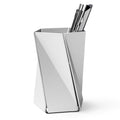 WHITE DESIGN Origami Pen Holder with Gift Box, Premium Aluminum Desk Art by WHITEDESIGN
