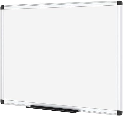 VIZ-PRO Magnetic Dry Erase Board, 36 X 24 Inches, Silver Aluminium Frame by VIZ-PRO