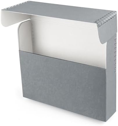 Lineco Archival Document Storage Box, Gray, 15.5" x 10.5" x 2.5" - Image 2
