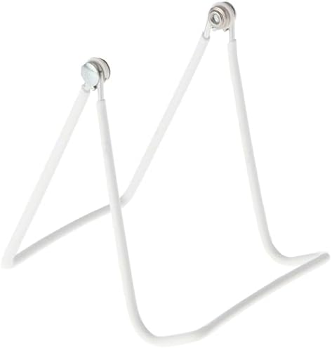 GIBSON HOLDERS 2A Adjustable White Wire Display Easel, 3.625" W x 4" D x 4.5" H, Pack of 12 by GibsonHolders