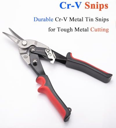 Metal Zip Ties Tool kit. Stainless Steel Cable Tie Tensioner, 100PCS 11.8" Metal Zip Ties Heavy-Duty & 10" Aviation Tin Snips – for Fence, Pipe, Outdoor and Repairs.(100pcs+Tool+Snips, SILVER) - Image 5