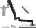 NEEWER Low Profile Mic Arm Desk Mount, 360° Swivel Boom Arm with Pneumatic Damping Adjustable, Cable Management, Compatible with Shure MV7 SM7B Blue Yeti Gaming Streaming Podcast Microphone, MS002 by Neewer
