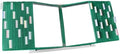 Tarifold Desktop Reference Display System, 50 Pockets, Expandable, Green by TARIFOLD
