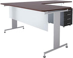 OBEX Table Mounted Modesty Panel Acrylic Desk Privacy Panel & Barrier for Office Cubicle, 12" x 66", Frosted by OBEX