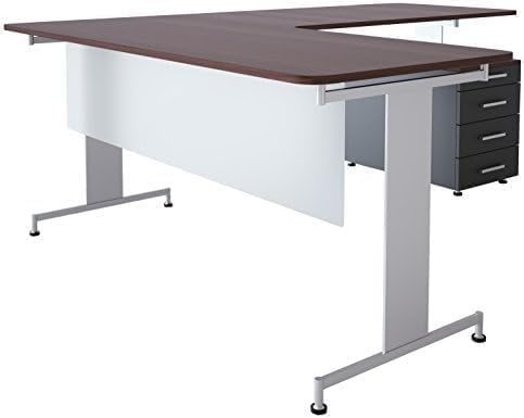 OBEX Table Mounted Modesty Panel Acrylic Desk Privacy Panel & Barrier for Office Cubicle, 18" x 48", Frosted by OBEX