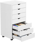 7 Drawers Mobile File Cabinet, Printer Stand Storage Cabinet by HAPPYMONTLLC