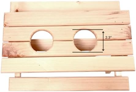 Wooden Picnic Table Condiment Caddy, Hand-Crafted Wood, 12 x 10 x 5 in, for BBQ and Outdoor Use - Image 4