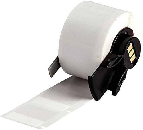 Brady PTL-19-427 TLS 2200 And TLS PC Link 1" Height, 1" Width, B-427 Self-Laminating Vinyl, White And Translucent Color Label (250 Per Roll),White/Translucent by BradyCorp