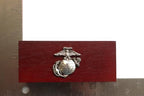 Indiana Metal Craft Business Card Holder Made in USA (Pewter EGA Emblem) - Image 7
