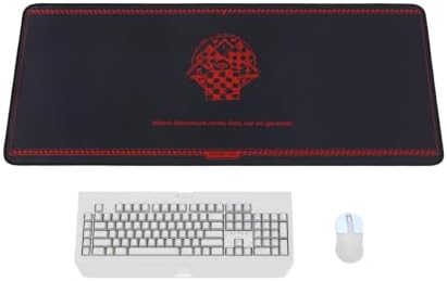 Mouse pad - Evangelion-Inspired Mystic Symbol Design, Large 35.4"x15.7", Stitched Edges, Non-Slip, Waterproof, Anime Philosophy Desk Mat by TREASURECASE