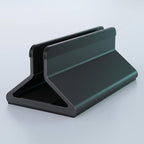 Vertical Stand with Adjustable Width Compact Vertical Laptop Stand Lightweight Desktop Laptop Holder for Home Office, Silver - Image 5