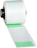Brady PTL-33-427-GR TLS 2200 and TLS PC Link 1.5" Width x 4" Height, B-427 Self-Laminating Vinyl, Matte Finish Green/Translucent Label (100 per Roll) by BradyCorp