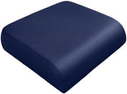 YOUFI Extra Thick Large Seat Cushion, Gel Memory Foam Cushion with Carry Handle Non Slip Bottom, Pain Relief Coccyx Cushion for Wheelchair Office Chair (Navy Blue, 19" x 17.5" x 4") by EnjoyComfortableSitting