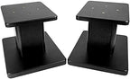 Rockville RHT8B Pair 8" Black Desktop Speaker/Studio Monitor Stands - Image 3