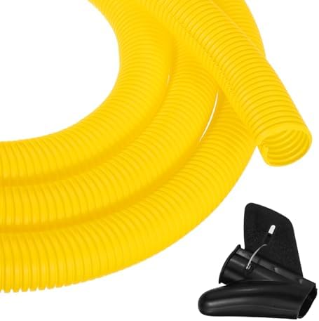 MECCANIXITY 1 1/4" 10ft Split Wire Loom Tubing w/Installation Tool Yellow by MECCANIXITY