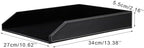 KINGFOM Letter Tray, PU Leather Paper Organizer Tray for Desk, Paper Organizer Storage Holder for Office Home or School A4 Size Black - Image 2