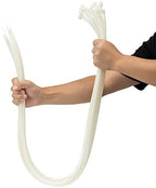 XINGO 40 inch White Long Zip Ties Heavy Duty 150 PCS, 200LBS Ultra Strong Plastic Wire Ties, Large Cable Ties Extra Long Tie Wraps, Indoor and Outdoor UV Resistant by XINGO