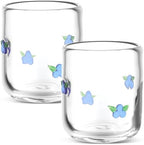 SiliFine 2 PCS Blueberry Icon Juice Glasses - Image 2