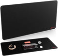 ZORESYN Oversized Desk Pad (47.2" x 23.6") - Extra Wide Extended Mouse Mat for Full Desktop Protection, Smooth Glide Fabric with Stitched Perimeter, Non-Slip Office Mat for Home Gamers and Creatives by ZORESYN