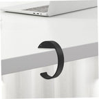 ABOOFAN 4sets Table Backpack Holder Sturdy Desk Purse Hanger Hook for Organizing Bags Easy Installation Without Tools for Home Office Keeps Workspace Clutter 2pcs*4 - Image 4