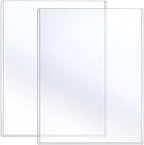 Sherr 2 Pcs 18 x 24 Inches Rigid Print Protectors Clear Hard Plastic Sheet Protectors Poster Sleeves for Protect Store and Display Photographs, Prints and Documents by Sherr