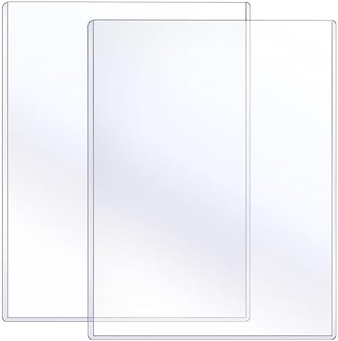Sherr 2 Pcs 18 x 24 Inches Rigid Print Protectors Clear Hard Plastic Sheet Protectors Poster Sleeves for Protect Store and Display Photographs, Prints and Documents by Sherr