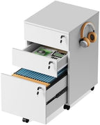 DEVAISE 3 Drawer Wood File Cabinet with Upgrade to 3 Individual Locks by DEVAISE