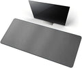 CENNBIE Desk Mat Pad Blotter Protector 47.2" x 19.6", PU Leather Desk Mat Laptop Keyboard Mouse Pad with Comfortable Writing Surface Waterproof (Grey) by CENNBIE