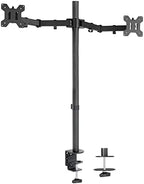 VIVO Dual Monitor Stand Up Desk Mount Extra Tall 39 inch Pole, Fully Adjustable Stand for up to 27 inch Screens, Black, STAND-V012 by VIVO
