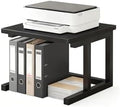 Desktop Printer Stand, 15.7″x 15.7″ 2-Tier Large Printer Shelf fit 3D Laser Printer/Scanner/Fax Machine, Industrial Storage Rack for Home Office Storage, Black P4040-B by WelcometoWRITECRYProduct
