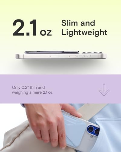 MOFT Magnetic Wallet Stand Compatible with iPhone 17/16/15/14/13/12 Series, Angle Adjustment & Magsafe Compatible MOVAS Phone Stand,Peony - Image 2