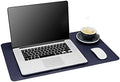 Gallaway Leather Desk Mat - Office Writing Desk Pad, Medium 24" x 14" Navy Blue, Gift Ready Elegant Computer Desk Cover Protector by GallawayLeather