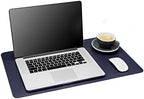 Gallaway Leather Desk Mat - Office Writing Desk Pad, Medium 24" x 14" Navy Blue, Gift Ready Elegant Computer Desk Cover Protector by GallawayLeather