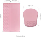 Keyboard Wrist Rest -Ergonomic Keyboard Stand with Wrist Rest- with Carpal Tunnel Pain Relief Massage Bumps and Full Memory Gel Design - Ideal Frequent Computer (Pink) - Image 2
