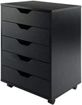Winsome Halifax 5-Drawer Storage Cabinet, Black (20519) by Winsome