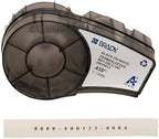 Brady Authentic (M21-250-C-342) PermaSleeve Heat Shrink Tubing for Control and Electrical Panels, Wire Harness, Black on White- For M210, M210-LAB, M211, BMP21-PLUS and BMP21-LAB Printers, .439" W 7'L by BradyCorp