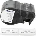 Brady Tamper-Resistant Vinyl Pre-Sized Labels for Label Printer BMP51/BMP53/M511-160 Self Adhesive Printer Labels - Black on White (25,40 mm (W) x 50,80 mm (H)) - M5-20-351 by BradyCorp