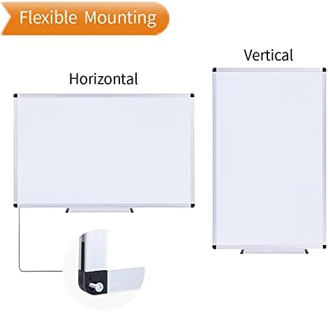 VIZ-PRO Magnetic Whiteboard, 40 x 30 Inches, Dry Erase Board for Wall - Image 2