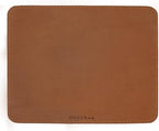 Full-Grain Leather Mouse Pad - Genuine Leather Mouse Mat with Non-Slip Backing, 3mm Thick, Smooth Mouse Glide, Desk Accessory for Office, Work & Gaming (Toffee Tan Brown, Large 11.8 x 9.8 in) by DAREhue