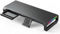 T2 Metal Monitor Stand with USB Hub, RGB Lighting & Storage Drawer by Unknown